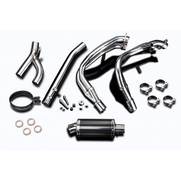 Delkevic volledig systeem Oval Carbon 225mm - GSX1300R HAYABUSA 1999-2007