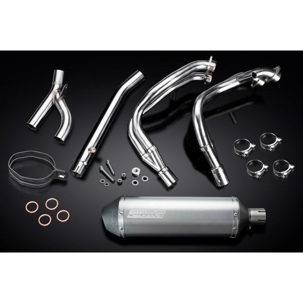 Delkevic volledig systeem X-Oval Titanium 343mm - GSX1300R HAYABUSA 1999-2007