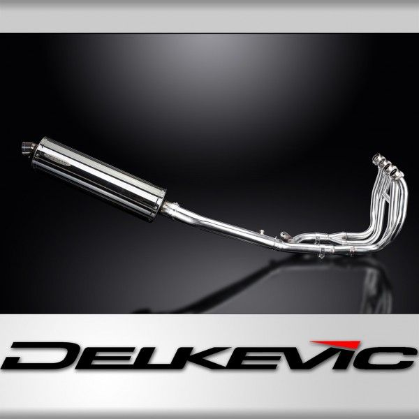 Delkevic volledig systeem Oval RVS 450mm - GSX1300R HAYABUSA 1999-2007