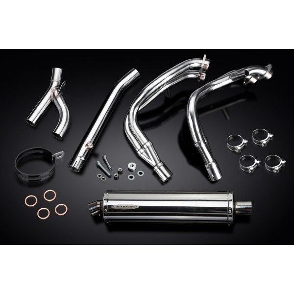 Delkevic volledig systeem Oval RVS 450mm - GSX1300R HAYABUSA 1999-2007
