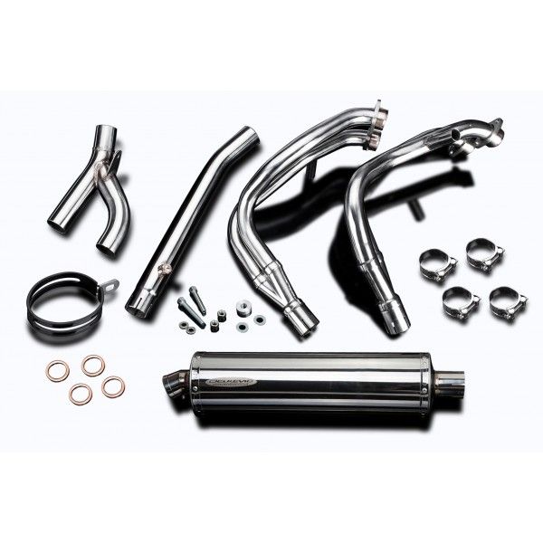 Delkevic volledig systeem Oval RVS 450mm - GSX1300R HAYABUSA 1999-2007