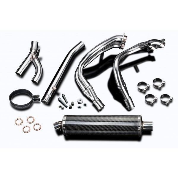 Delkevic volledig systeem Oval Carbon 450mm - GSX1300R HAYABUSA 1999-2007