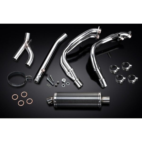 Delkevic volledig systeem Oval Carbon 350mm - GSX1300R HAYABUSA 1999-2007