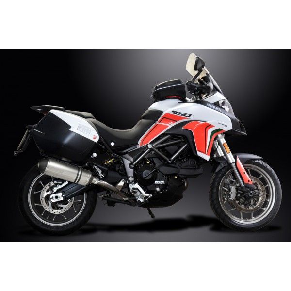 Delkevic slip-on kit X-Oval Titanium 343mm - MULTISTRADA 950 2017-2018