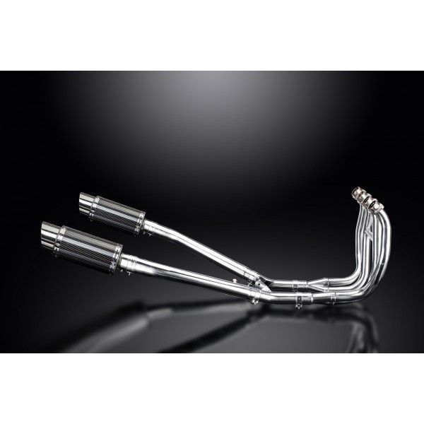 Delkevic volledig systeem Round Carbon 200mm - GSX1300R HAYABUSA 1999-2007