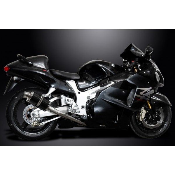 Delkevic volledig systeem Oval Carbon 225mm - GSX1300R HAYABUSA 1999-2007