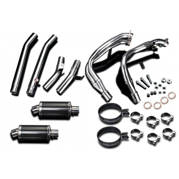 Delkevic volledig systeem Oval Carbon 225mm - GSX1300R HAYABUSA 1999-2007
