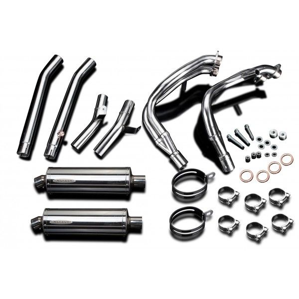 Delkevic volledig systeem Oval RVS 350mm - GSX1300R HAYABUSA 1999-2007
