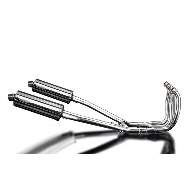 Delkevic volledig systeem Oval RVS 350mm - GSX1300R HAYABUSA 1999-2007