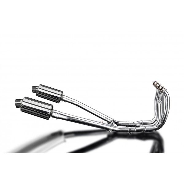 Delkevic volledig systeem Oval RVS 225mm - GSX1300R HAYABUSA 1999-2007