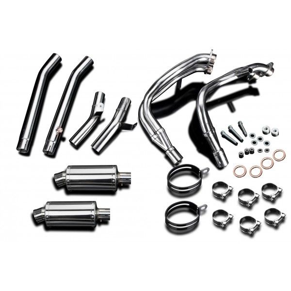 Delkevic volledig systeem Oval RVS 225mm - GSX1300R HAYABUSA 1999-2007