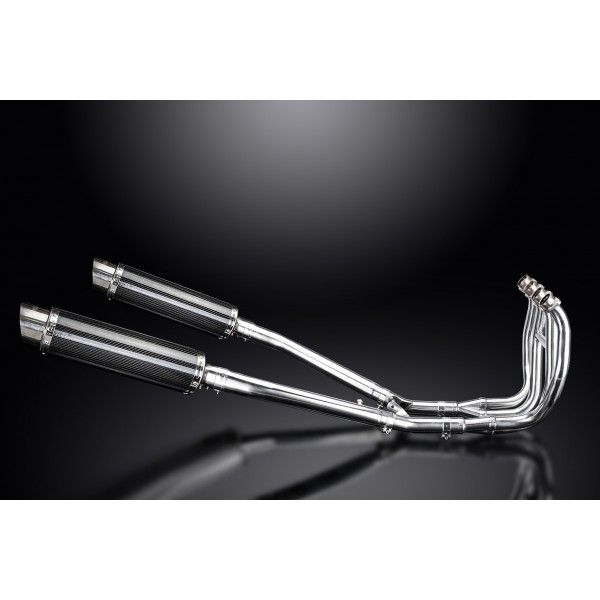 Delkevic volledig systeem Round Carbon 350mm - GSX1300R HAYABUSA 1999-2007