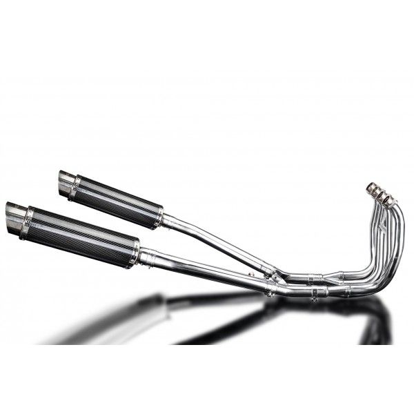 Delkevic volledig systeem Round Carbon 350mm - GSX1300R HAYABUSA 1999-2007