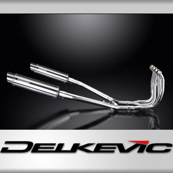 Delkevic volledig systeem Round RVS 350mm - GSX1300R HAYABUSA 1999-2007