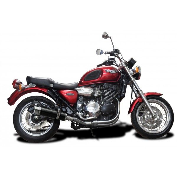 Delkevic slip-on kit Round Carbon 350mm - LEGEND (1998-2001)