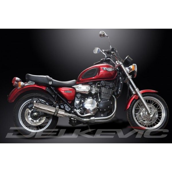 Delkevic slip-on kit Round RVS 350mm - LEGEND (1998-2001)