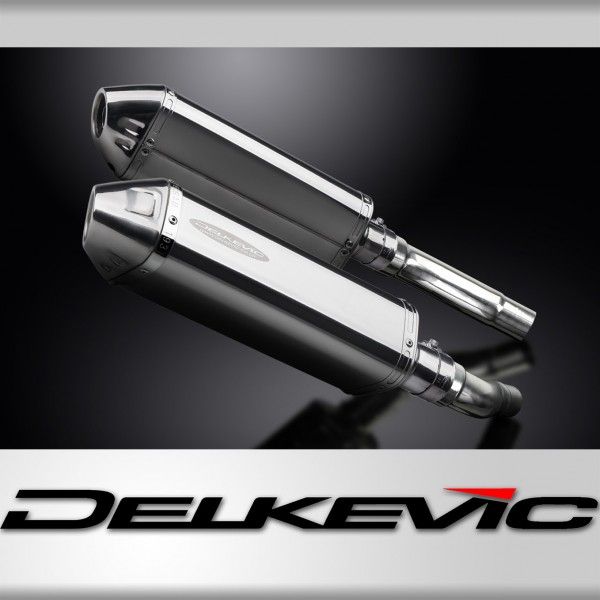 Delkevic slip-on kit Tri-Oval RVS 320mm - Street Triple 675 (2007-2012)