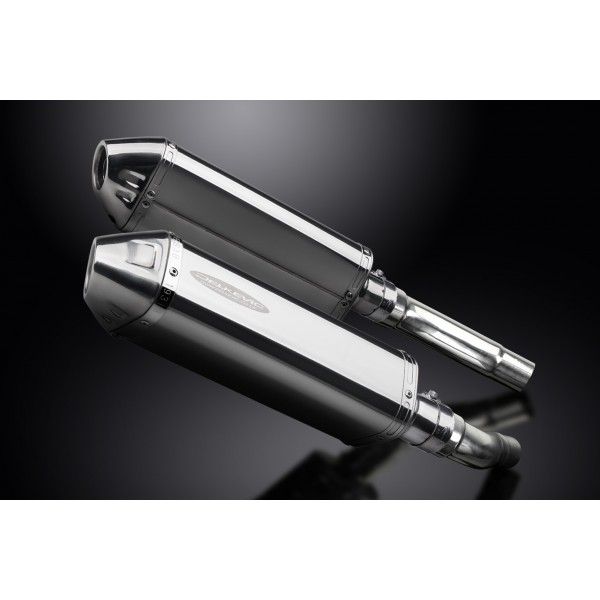 Delkevic slip-on kit Tri-Oval RVS 320mm - Street Triple 675 (2007-2012)