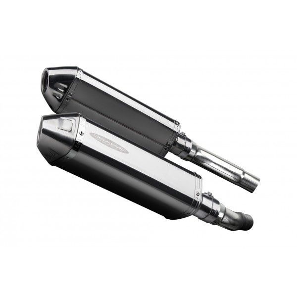 Delkevic slip-on kit Tri-Oval RVS 320mm - Street Triple 675 (2007-2012)