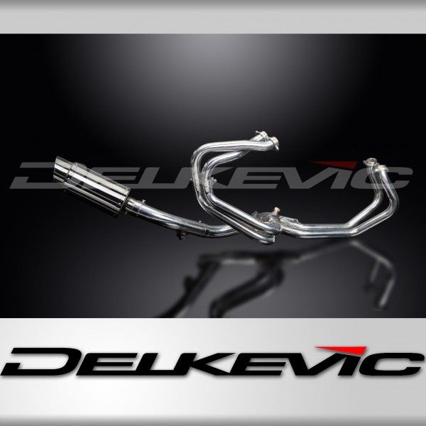 Delkevic volledig systeem Round RVS 200mm - VFR800Fi (1998-2001)