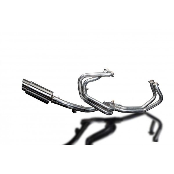 Delkevic volledig systeem Round RVS 200mm - VFR800Fi (1998-2001)