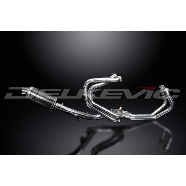 Delkevic volledig systeem Oval Carbon 225mm - VFR800Fi (1998-2001)