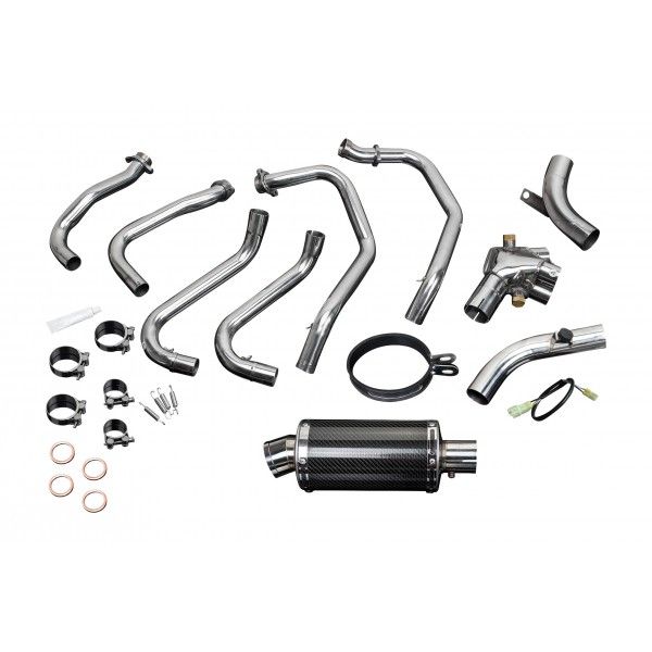 Delkevic volledig systeem Oval Carbon 225mm - VFR800Fi (1998-2001)