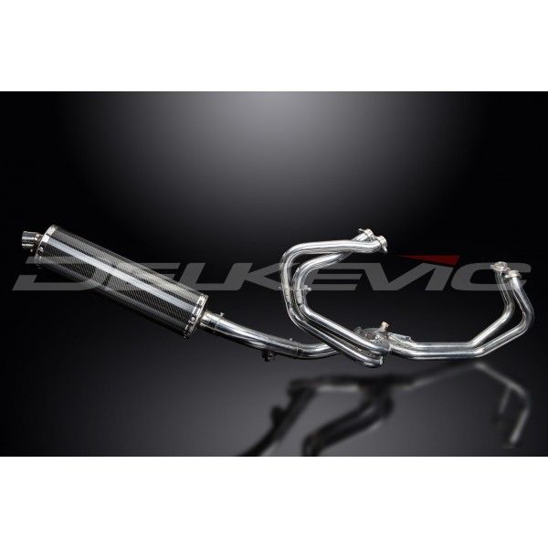 Delkevic volledig systeem Oval Carbon 450mm - VFR800Fi (1998-2001)