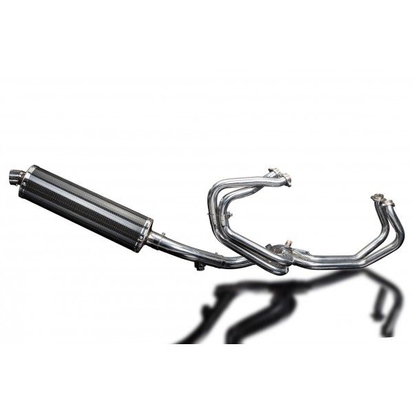 Delkevic volledig systeem Oval Carbon 450mm - VFR800Fi (1998-2001)