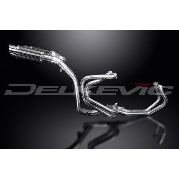 Delkevic volledig systeem Round Carbon 200mm - VFR800 VTec (2002-2013)