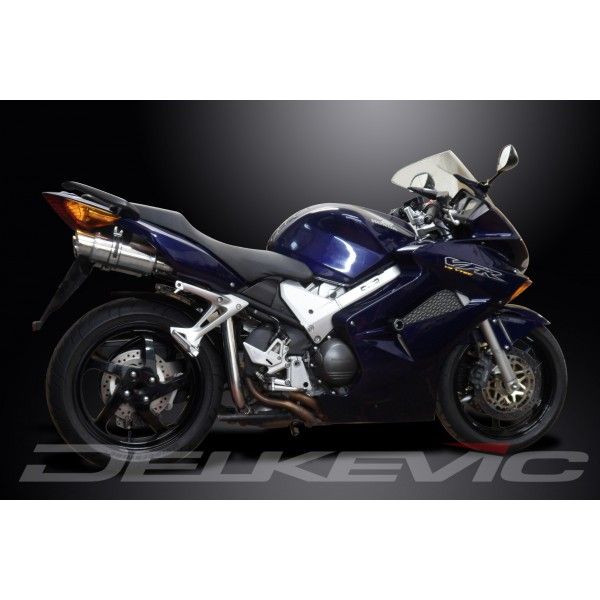 Delkevic volledig systeem Round RVS 200mm - VFR800 VTec (2002-2013)