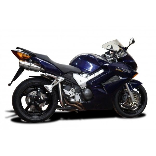 Delkevic volledig systeem Round RVS 200mm - VFR800 VTec (2002-2013)