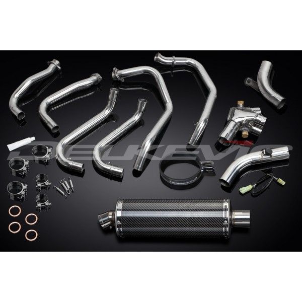 Delkevic volledig systeem Oval Carbon 350mm - VFR800Fi (1998-2001)