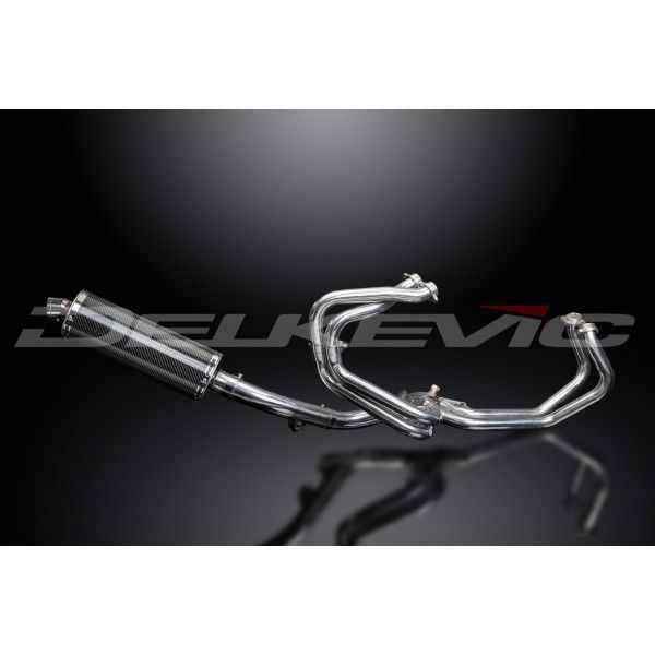 Delkevic volledig systeem Oval Carbon 350mm - VFR800Fi (1998-2001)