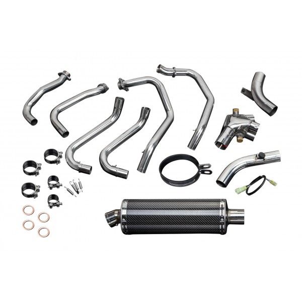 Delkevic volledig systeem Oval Carbon 350mm - VFR800Fi (1998-2001)