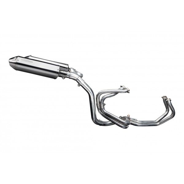 Delkevic volledig systeem Tri-Oval RVS 320mm - VFR800 VTec (2002-2013)