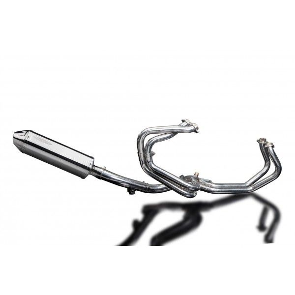 Delkevic volledig systeem Tri-Oval RVS 320mm - VFR800Fi (1998-2001)