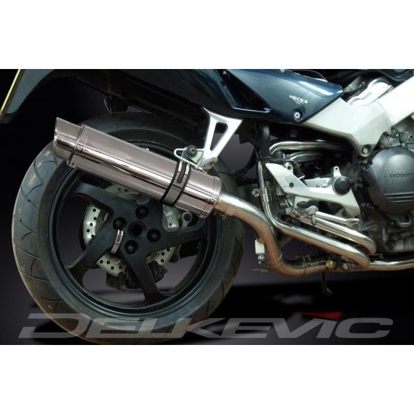 Delkevic volledig systeem Round RVS 350mm - VFR800Fi (1998-2001)