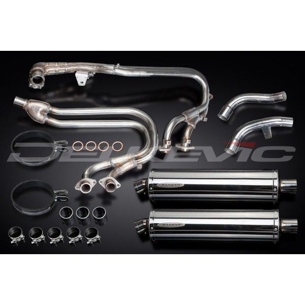 Delkevic volledig systeem Oval RVS 450mm - ST1100 PAN EUROPEAN (1989-2002)