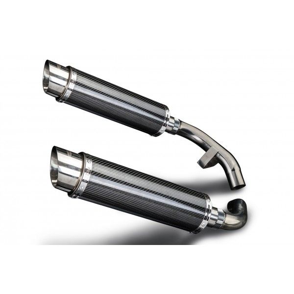 Delkevic slip-on kit Round Carbon 350mm - ST1100 PAN EUROPEAN 89-03