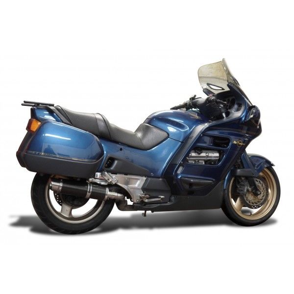 Delkevic slip-on kit Round Carbon 350mm - ST1100 PAN EUROPEAN 89-03