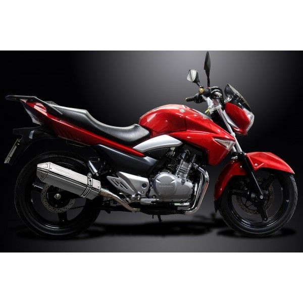 Delkevic slip-on kit Tri-Oval RVS 320mm - GW250 Inazuma (2012-2017)