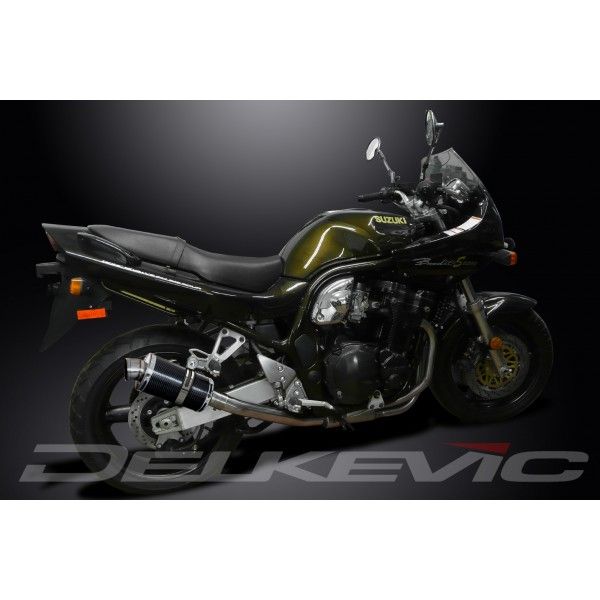 Delkevic volledig systeem Oval Carbon 225mm - GSF1200 BANDIT (1995-2007)