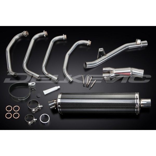 Delkevic volledig systeem Oval Carbon 450mm - GSF1200 BANDIT (1995-2007)