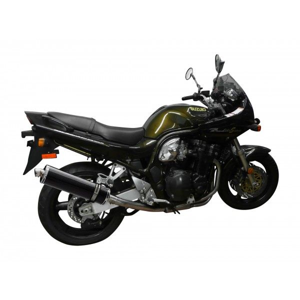 Delkevic volledig systeem Oval Carbon 450mm - GSF1200 BANDIT (1995-2007)