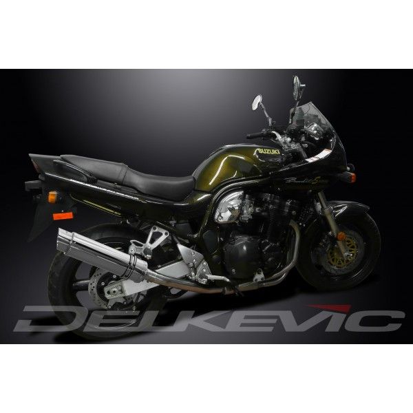 Delkevic volledig systeem Round RVS 350mm - GSF1200 BANDIT (1995-2007)