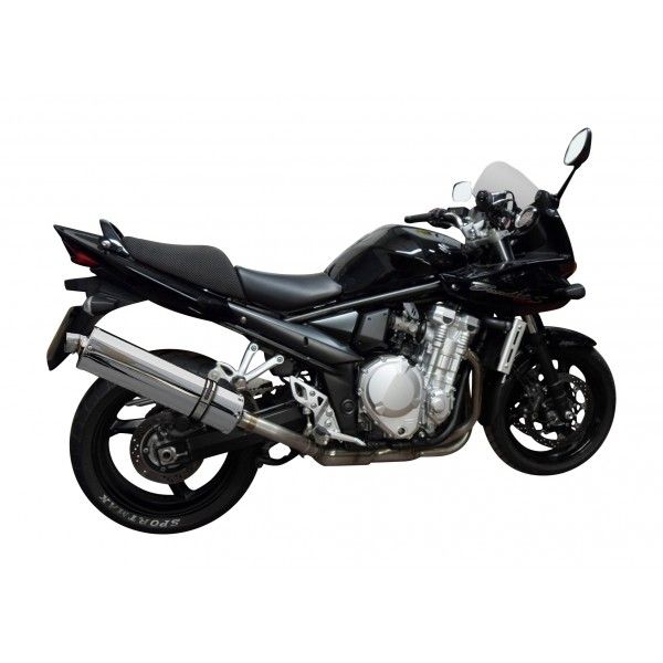 Delkevic volledig systeem Oval RVS 450mm - GSF1250 BANDIT (2007-2014)