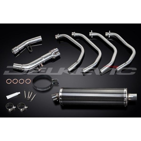 Delkevic volledig systeem Oval Carbon 450mm - GSF1250 BANDIT (2007-2014)