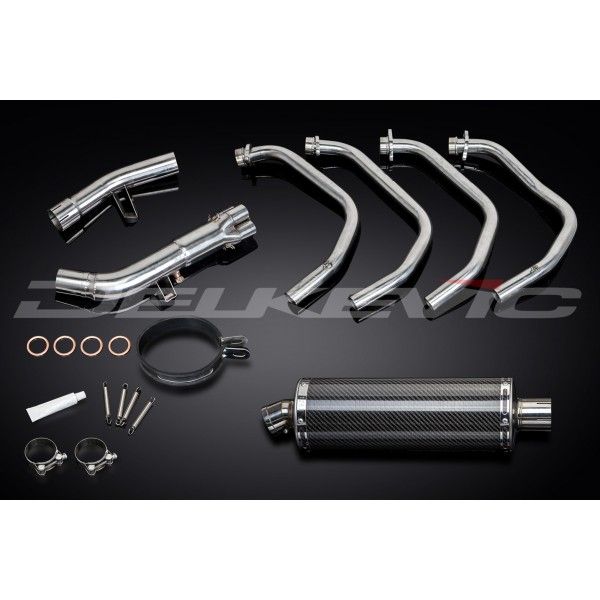 Delkevic volledig systeem Oval Carbon 350mm - GSF1250 BANDIT (2007-2014)