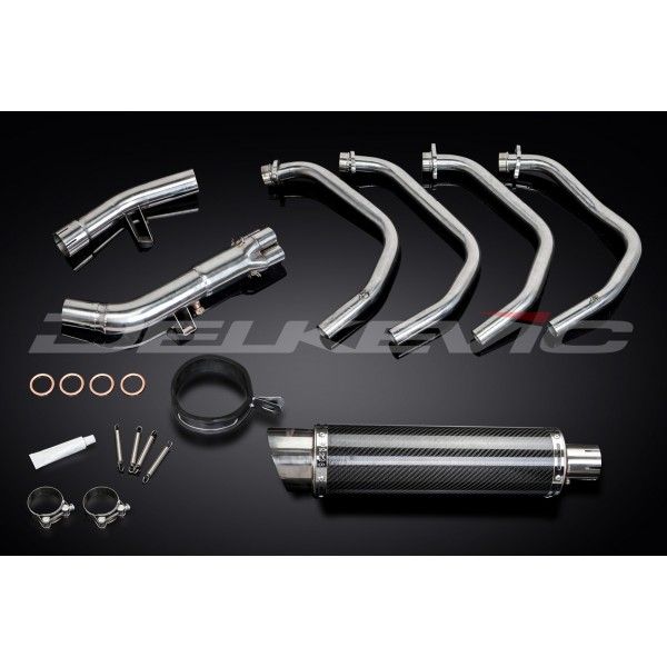 Delkevic volledig systeem Round Carbon 350mm - GSF1250 BANDIT (2007-2014)